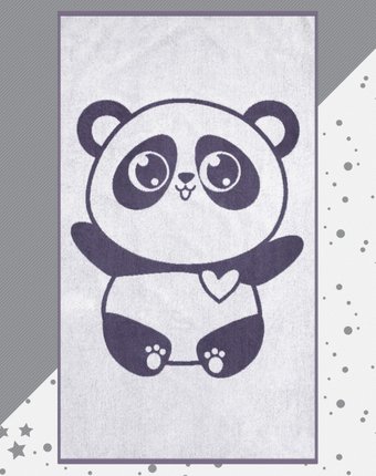 Миниатюра фотографии Этель полотенце махровое панда 130х70