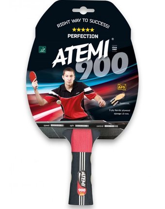 Миниатюра фотографии Atemi ракетка для настольного тенниса 900 cv