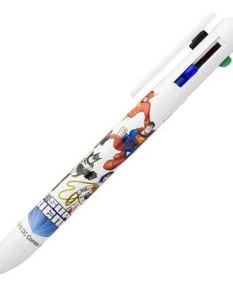 Ручка шариковая Action DC Comics многоцветная 4 цвета