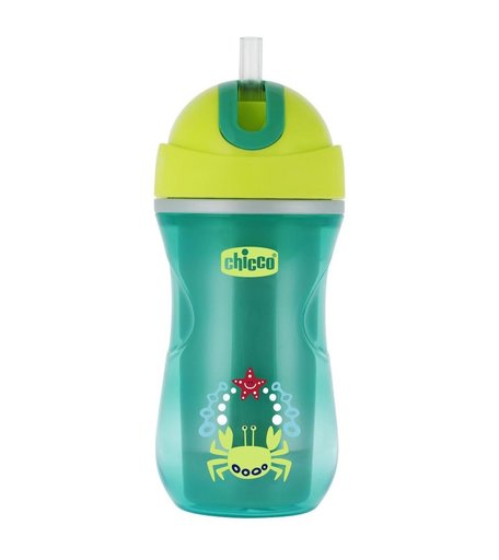 Поильник Chicco Sport Cup с трубочкой, с 14 месяцев
