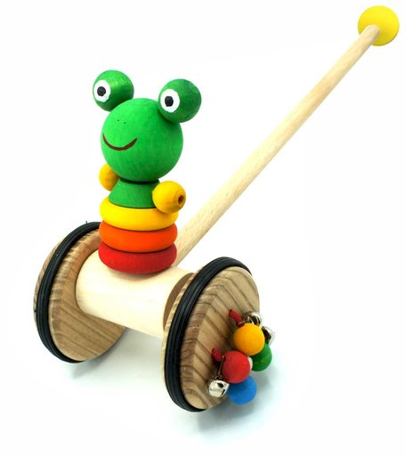 Каталка S-mala Лягушонок, 13.5 см