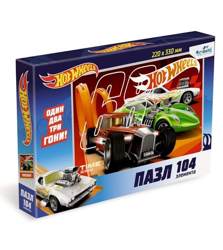 Пазл Origami Hot Wheels. Трасса