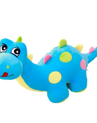 Мягкая игрушка Super01 Динозавр Динозавр 20 см цвет: голубой
