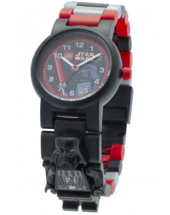 Часы Lego Наручные часы Star Wars Darth Vader с минифигурой