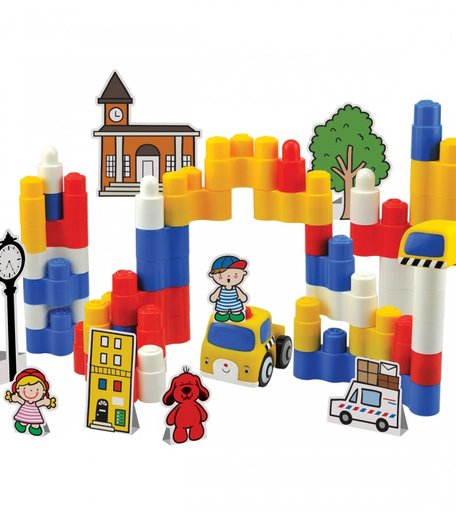 Конструктор K'S Kids Игровой набор Город мечты 50 деталей