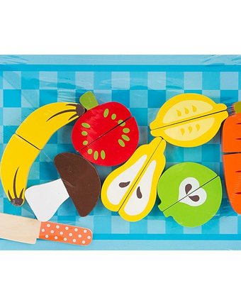 Миниатюра фотографии Игровой набор игруша фрукты и овощи
