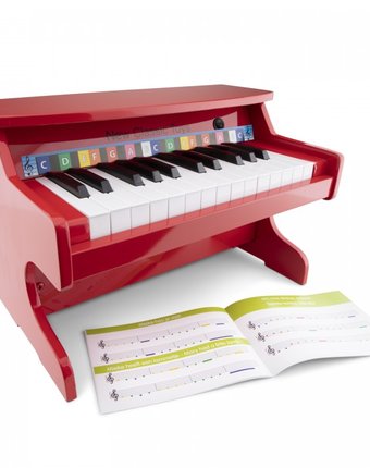 Миниатюра фотографии Деревянная игрушка new cassic toys пианино 25 клавиш