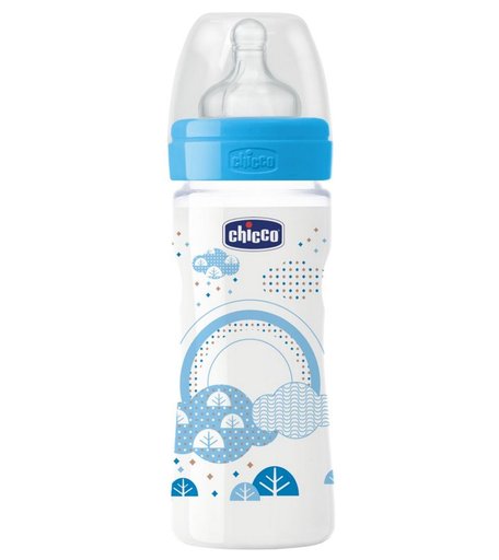 Бутылочка Chicco Well-Being Boy, с 2 месяцев, 250 мл