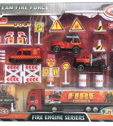 Fun Toy Набор пожарной теxники