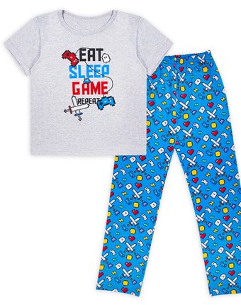 Пижама брюки/футболка Веселый малыш Геймер