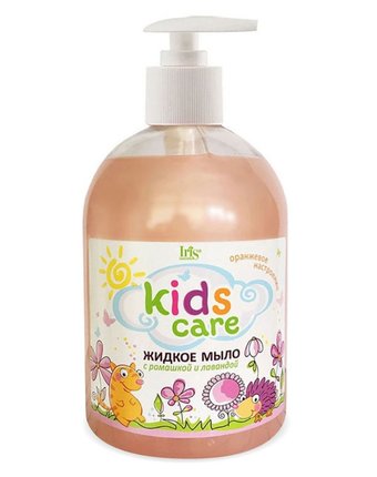Детское мыло жидкое Iris Cosmetic с ромашкой и лавандой 500мл, 3+, Iris Kids Care