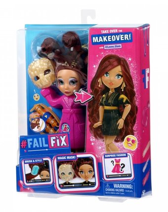 FailFix Игровой набор Кукла 2в1 Лавс Глэм с аксессуарами