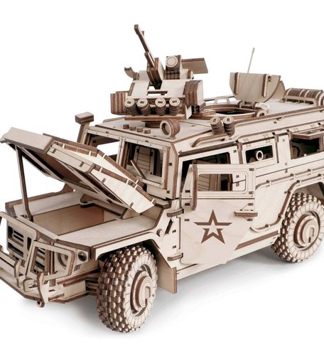 Конструктор из дерева Армия России Бронеавтомобиль