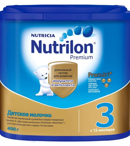 Молочная смесь Nutrilon Premium 3 с 12 месяцев, 400 г
