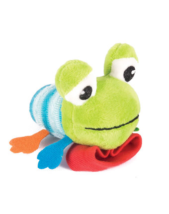 Миниатюра фотографии Happy snail игрушка-погремушка на ручку &quot;лягушонок квака&quot;