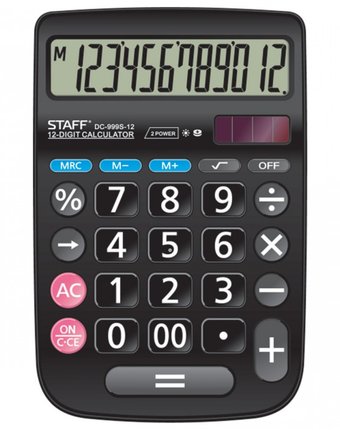 Staff Калькулятор Plus настольный DC-999S-12