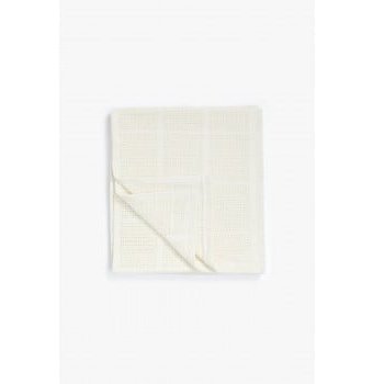 Миниатюра фотографии Одеяло ажурное mothercare, 70х90 см, кремовый