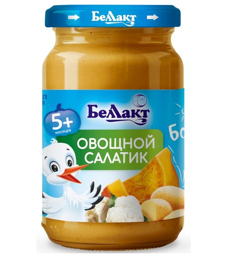 Пюре Беллакт из цветной капусты, картофеля и тыквы, 170 гр г, с 5 месяцев