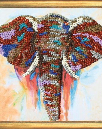 Color Kit Картина из пайеток Слон