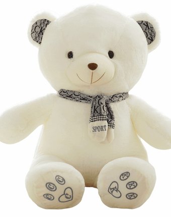 Мягкая игрушка Super01 Медведь 80 см цвет: белый