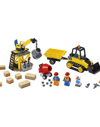 Конструктор Lego City 60252 Лего Город Строительный бульдозер