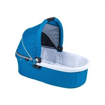 Люлька Valco Baby Q Bassinet для Trimod X, Snap 4 Ultra, Quad X Ocean Blue, голубой
