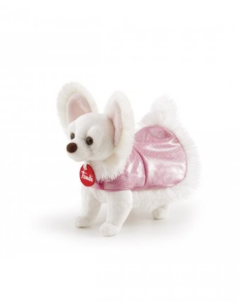 Мягкая игрушка Trudi Чихуахуа в розовом платье 23 см