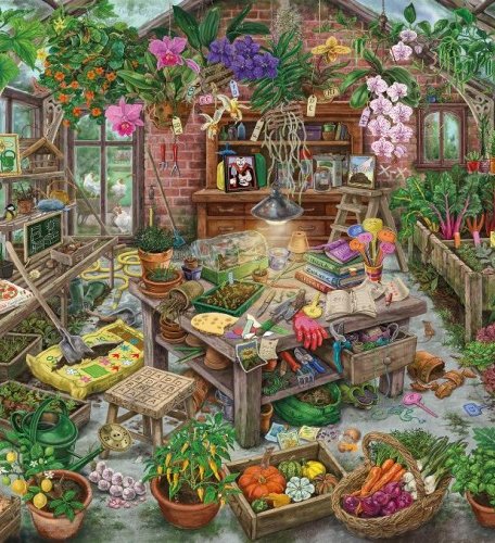 Ravensburger Пазл-квест Оранжерея (368 элементов)