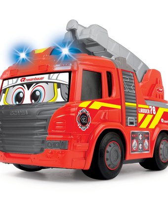 Миниатюра фотографии Моторизированная пожарная машина dickie happy 25 см