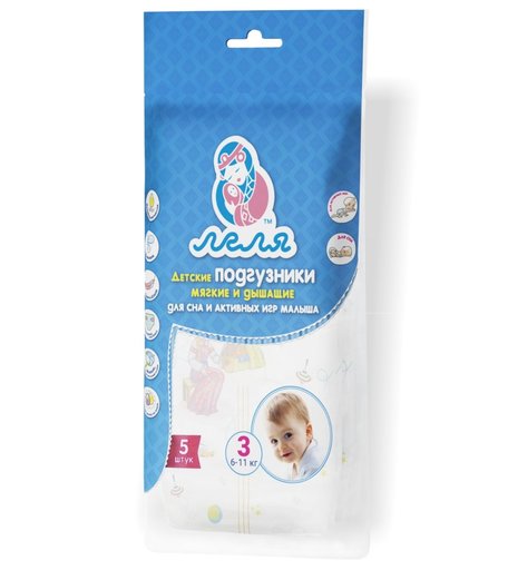 Подгузники Леля универсальные (6-11 кг) шт.