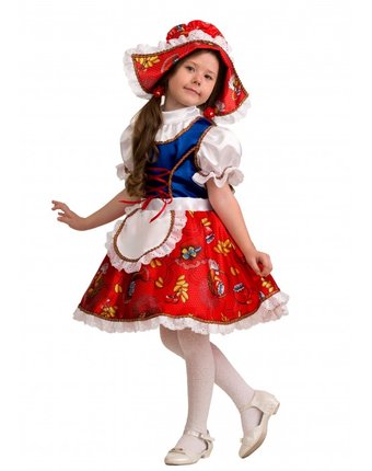 Миниатюра фотографии Jeanees карнавальный костюм красная шапочка сказочная