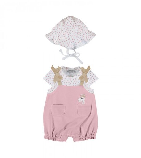 Mayoral Newborn Комплект: полукомбинезон и шапочка 1613