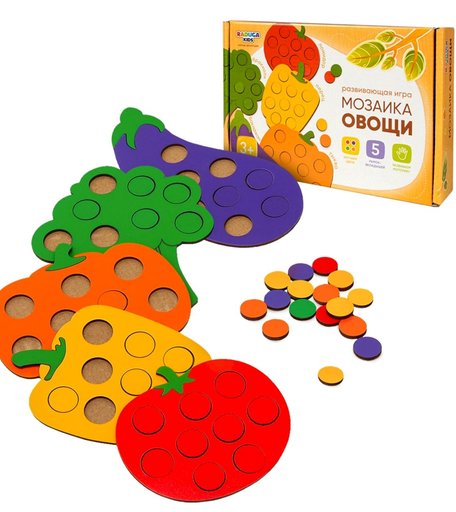 Рамка-вкладыш Raduga Kids Овощи