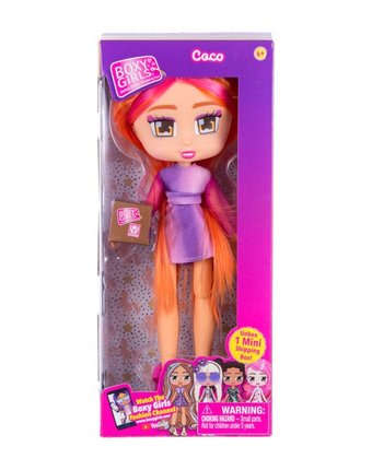 Миниатюра фотографии 1 toy кукла boxy girls coco с аксессуаром 20 см