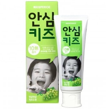Зубная паста Perioe Safe Kids Green Grape, 80 гр