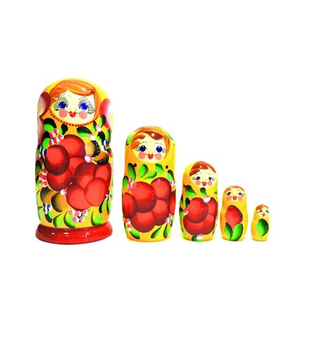 Матрешка Taowa Желтая красавица