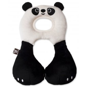 Миниатюра фотографии Подушка для путешествий ben bat  "панда", черно-белый