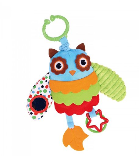 Подвесная игрушка Biba Toys на прищепке Совушка 36x24 см