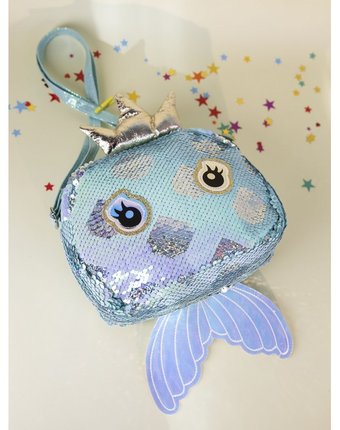 Миниатюра фотографии Mihi mihi сумочка на плечо с пайетками bright dreams русалочка