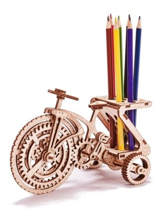 Wood Trick Механический 3D-пазл Велосипед-визитница