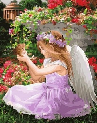 Paintboy Картина по номерам Веселый ангелок