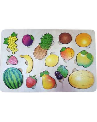Миниатюра фотографии Рамка-вкладыш нескучные игры фрукты, 37 х 24 см