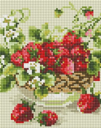 Белоснежка Мозаичная картина Садовая земляника 394-ST-S