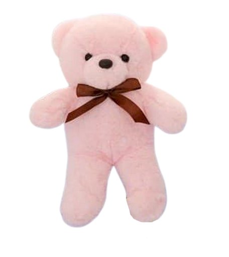 Мягкая игрушка Super01 Медведь 30 см цвет: розовый
