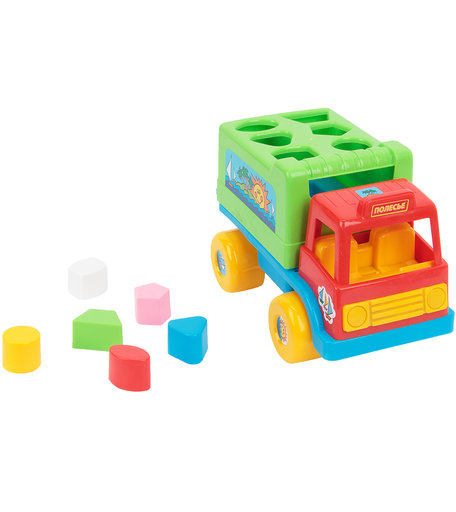 Грузовик Полесье Забава (в сеточке) красная кабина 26 см