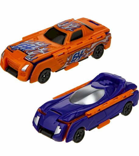 Машина 1Toy Transcar Double Флейм - фантом оранжевый/фиолетовый