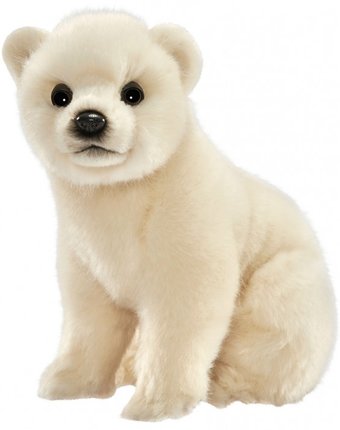 Миниатюра фотографии Мягкая игрушка hansa медвежонок белый 24 см