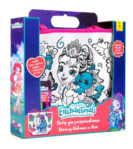 Сумка для росписи Пэттер Павлина и Флэп Enchantimals