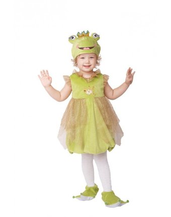 Миниатюра фотографии Пуговка карнавальный костюм лягушка златка плюшки-игрушки