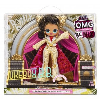 Миниатюра фотографии Кукла l.o.l. omg коллекционная jukebox b.b.- remix, многоцветный